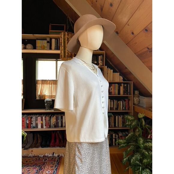 90s Short Sleeve Sweater - Picture 3 of 7